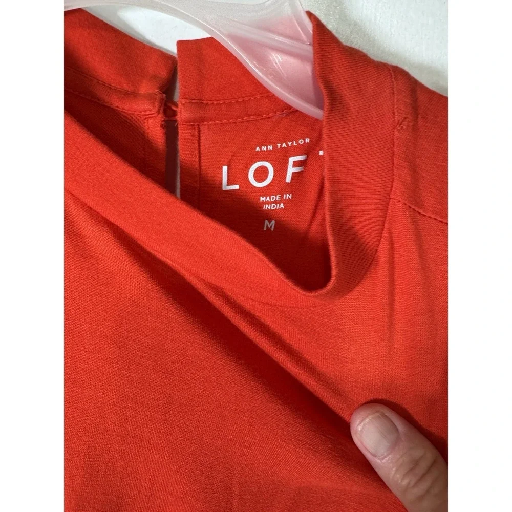 Loft Swing Tunic, Orange, Sleeveless Size M - Picture 6 of 6